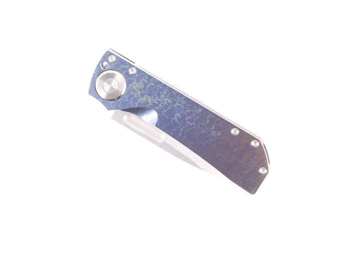 TwoSun Night Morning Pocket Knife Colored Titanium Handle D2 Plain Edge Blade TS346-COLOR 7 TwoSun Night Morning Pocket Knife Colored Titanium Handle D2 Plain Edge Blade TS346-COLOR - Image 5