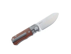 TwoSun Folding Knife Brown Micarta/Titanium Handle Satin D2 Plain Edge TS349 Micarta -Twosun 082f28d0 92cd 4af7 a853 d119fdc5623e 05513.1651572056