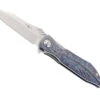TwoSun Folding Knife Multi Color Titanium Handle D2 Plain Edge Stonewash Finish TS363-Color