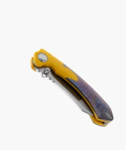 TwoSun Jelly-Jerry TS214-COLOR Flipper Pocket Knife Yellow G10 And Colored Titanium Handle 14C28N Steel Blade 10 TwoSun Jelly-Jerry TS214-COLOR Flipper Pocket Knife Yellow G10 And Colored Titanium Handle 14C28N Steel Blade -Twosun 214 DSC0782.jpg 1 12795.1687806774