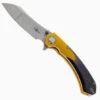 TwoSun Jelly-Jerry TS214-COLOR Flipper Pocket Knife Yellow G10 And Colored Titanium Handle 14C28N Steel Blade -Twosun 214 DSC0782.jpg 6 72363.1687806774