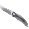 TwoSun Folding Knife Titanium/Carbon Fiber Handle 14C28N Plain Edge TS326