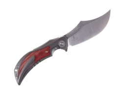 TwoSun Flipper Folding Knife Titanium/Red Micarta Handle D2 Plain Edge TS209-D2 -Twosun 2a13446d 0a90 4ae1 aa2d 1a48b8928913 82327.1664991818