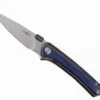 (Lock Requires Strong Flip) TwoSun Folding Knife Blue/Color Micarta/Titanium Handle D2 Plain Edge TS171-D2-Color -Twosun 2cc4f426 5038 4acb 9862 fd60be078590 72746.1658249484.1280.1280 34581.1686683397