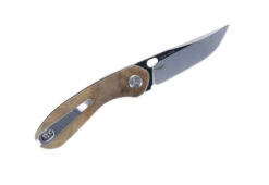 TwoSun Tepe Folding Knife Burl Wood Handle 14C28N Plain Edge TS180-Wood -Twosun 33ea6048 2a2d 4330 a8cf 72ccedacfa1e 41842.1637963345