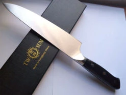 TwoSun Kitchen Chef Fixed Blade Knife Black G10 Handle 14C28N Plain Edge TS977-14C28N -Twosun 36ea0ce8 659f 4be9 94ba 4d20fbd7fe5b 00781.1624538260
