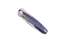TwoSun Tenon-And-Mortise Folding Knife Purple/Blue Pattern Titanium Handle M390 Plain Edge TS88-Color -Twosun 54f877c1 3afa 4121 a43d 0475bf44e720 45684.1653495113