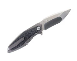 TwoSun Folding Knife Gray Titanium/Carbon Fiber Handle D2 Plain Edge TS275 -Twosun 5707c907 1f03 4940 915b d8020e76b5ad 70243.1649958839