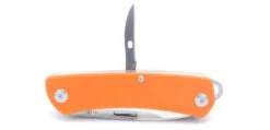 TwoSun Folding Knife/Multi-tool Orange Handle Plain Edge TS206-DROP