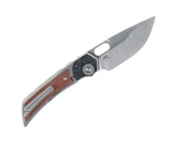 TwoSun Folding Knife Brown Micarta/Carbon Fiber Handle M390 Plain Edge TS142-M390 -Twosun 7ddfd5bc 9732 47d5 8ac5 56dc49bae7e4 56128.1666892420