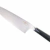 TwoSun Kitchen Chef Fixed Blade Knife Black G10 Handle 14C28N Plain Edge TS601