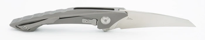 TwoSun TS78-M390 Frame Lock Knife Gray Titanium Handle Plain M390 Blade 4 TwoSun TS78-M390 Frame Lock Knife Gray Titanium Handle Plain M390 Blade - Image 2