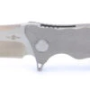 TwoSun Folding Knife Square Titanium Handle M390 Plain Edge TS72-Square-M390