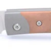 TwoSun TS123-M390 Slip Joint Knife Titanium + Copper Inlay Handle Plain M390 Blade