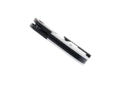 TwoSun Folding Knife Gray/Black Carbon Fiber Titanium G10 Handle S90V Black Coated Plain Edge TS204-BK -Twosun TS204 BK TwoSun 03 12938.1647444109