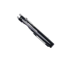 TwoSun Tepe Designs Button Lock Folding Knife Black Titanium Handle D2 Plain Edge TS210 -Twosun TS210 04 78627.1673301922