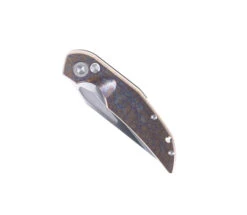 TwoSun Tepe Designs Button Lock Folding Knife Color Titanium Handle D2 Plain Edge TS210-Color -Twosun TS210 Color 03 75046.1673301872