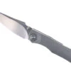 TwoSun Folding Knife Gray Titanium Handle D2 Plain Edge TS269