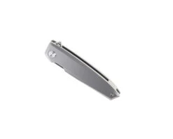 TwoSun Folding Knife Gray Titanium Handle Flipper D2 Plain Edge TS295-D2 -Twosun TS295 03 77420.1671131727