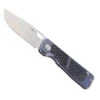 TwoSun Folding Knife Color Titanium/Carbon Fiber Handle D2 Plain Edge TS396 Color