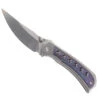 TwoSun Front Flipper Folding Knife Color Titanium Handle D2 Plain Edge TS400 -Twosun TS400 01 19950.1673301358