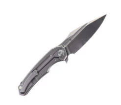 TwoSun Folding Knife Titanium Handle M390 Plain Edge TS220 -Twosun TS 220 M390 02 24047.1673552123
