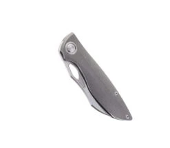 TwoSun Folding Knife Gray Titanium Handle 14C28N Plain Edge TS270 -Twosun TS 270 M390 04 61864.1673552179