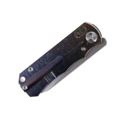 TwoSun Folding Knife Color Titanium Handle D2 Clip Point Plain Edge TS349-D2-COL -Twosun TS 349 CL 04 67117.1676570985