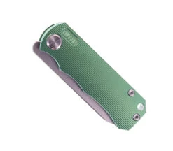 TwoSun Folding Knife Green Titanium Handle D2 Plain Edge TS349-TI-D2-GRN -Twosun TS 349 GREEN 03 08068.1676571011