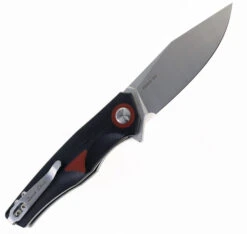 TwoSun Folding Knife Black/Red G10 Handle D2 Plain Edge TS503-RED -Twosun TS 503 RED 02 07804.1676570761