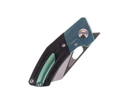 TwoSun Folding Knife Green Titanium Handle D2 Clip Point Plain Edge TS154-Green -Twosun TWOSUN 154 GREEN 02 77012.1678466420
