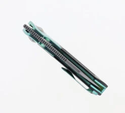 TwoSun Folding Knife Green Titanium Handle D2 Clip Point Plain Edge TS154-Green -Twosun TWOSUN 154 GREEN 05 41981.1678466419