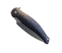 TwoSun Folding Knife Color Titanium Handle D2 Dagger Plain Edge TS248-Color -Twosun TWOSUN 248 CL 03 49534.1675109616