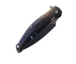 TwoSun Folding Knife Color Titanium Handle D2 Dagger Plain Edge TS248-Color -Twosun TWOSUN 248 CL 04 27260.1675109616