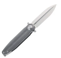 TwoSun Dagger Folding Knife Titanium Handle D2 Plain Edge TS307-Sand -Twosun TWOSUN 307 GREY 02 12763.1678736323