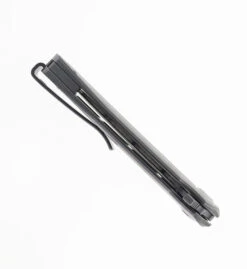 TwoSun Dagger Folding Knife Titanium Handle D2 Plain Edge TS307-Sand -Twosun TWOSUN 307 GREY 04 92870.1678736323