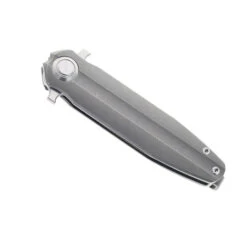 TwoSun Dagger Folding Knife Titanium Handle D2 Plain Edge TS307-Sand -Twosun TWOSUN 307 GREY 05 49721.1678736323