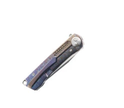 TwoSun Folding Knife Color Titanium Handle D2 Plain Edge TS383-D2-Color -Twosun TWOSUN 383 COLOR 04 23051.1673640190