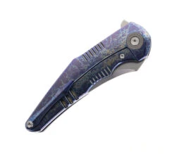 Two Sun Flipper Folding Knife Color Titanium/Carbon Fiber Handle N690 Plain Edge TS426-Color -Twosun TWOSUN 426 COLOR 03 91653.1694545057