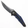 Two Sun Flipper Folding Knife Color Titanium/Carbon Fiber Handle N690 Plain Edge TS426-Color