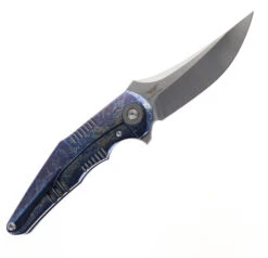 Two Sun Flipper Folding Knife Color Titanium/Carbon Fiber Handle N690 Plain Edge TS426-Color -Twosun TWOSUN 426 COLOR 06 76646.1694545057