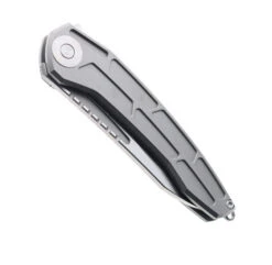 TwoSun Folding Knife Flipper Titanium Handle M390 Clip Point Plain Edge TS45-M390 -Twosun TWOSUN 45 M390 01 60872.1689885928