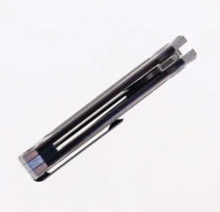 TwoSun David Chen TS500-COLOR Flipper Tanto Pocket Knife Micarta & Colored Titanium Handle -Twosun TWOSUN 500 D2 CLR 04 61219.1687810227