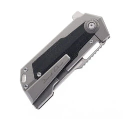 TwoSun David Chen TS500-Sand Flipper Tanto Pocket Knife Micarta & Titanium Handle -Twosun TWOSUN 500 D2 SAND 03 06647.1687810162