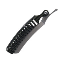 TwoSun Knives TS185 Razor Blade Folding Knife Green/Black G10 Comb Shaped Handle 14C28N Steel -Twosun TWOSUN RAZOR02 72410.1689886025