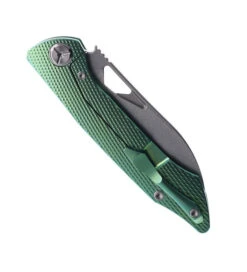 TwoSun Folding Knife Green Titanium Handle 14C28N Plain Edge TS279 GREEN -Twosun TWOSUN TS279 GREEN 04 94119.1679072352