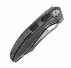 TwoSun Folding Knife Titanium/Carbon Fiber Handle M390 Plain Edge TS306-M390 -Twosun TWOSUN TS306 M390 03 50926.1692816728