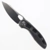 TwoSun Folding Knife Titanium/Carbon Fiber Handle M390 Plain Edge TS306-M390