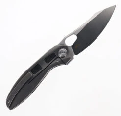 TwoSun Folding Knife Titanium/Carbon Fiber Handle M390 Plain Edge TS306-M390 -Twosun TWOSUN TS306 M390 06 08083.1692816728