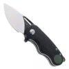 TwoSun TS506 Flipper Pocket Knife David Chen Design Black/Green Micarta Handle N690 Blade -Twosun TWOSUN TS506 05 69864.1690904916